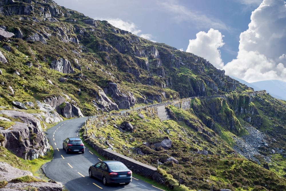 Scenic drive through ring of Kerry