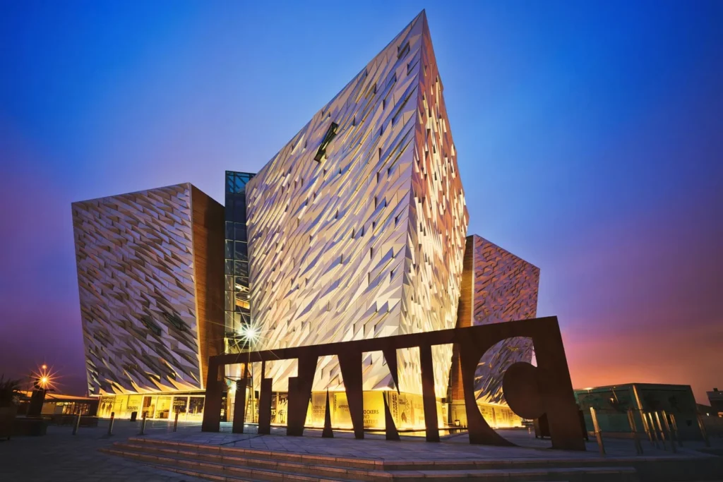 Titanic Museum in Belfast as part of the Giant's Causeway Tour  with Irish Chauffeur Transfers