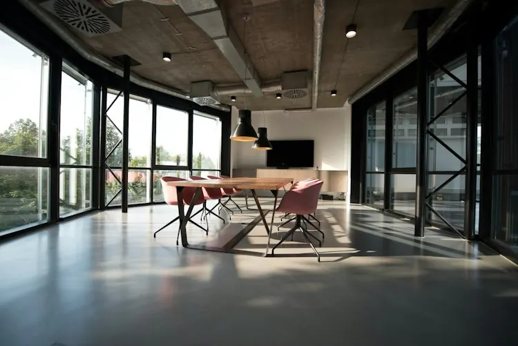 Modern corporate meeting room, illustrative photo