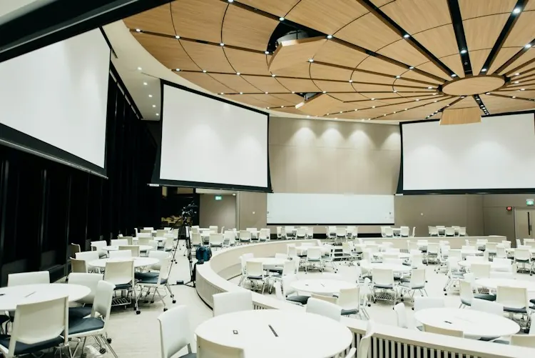 Business event audience, illustrative photo